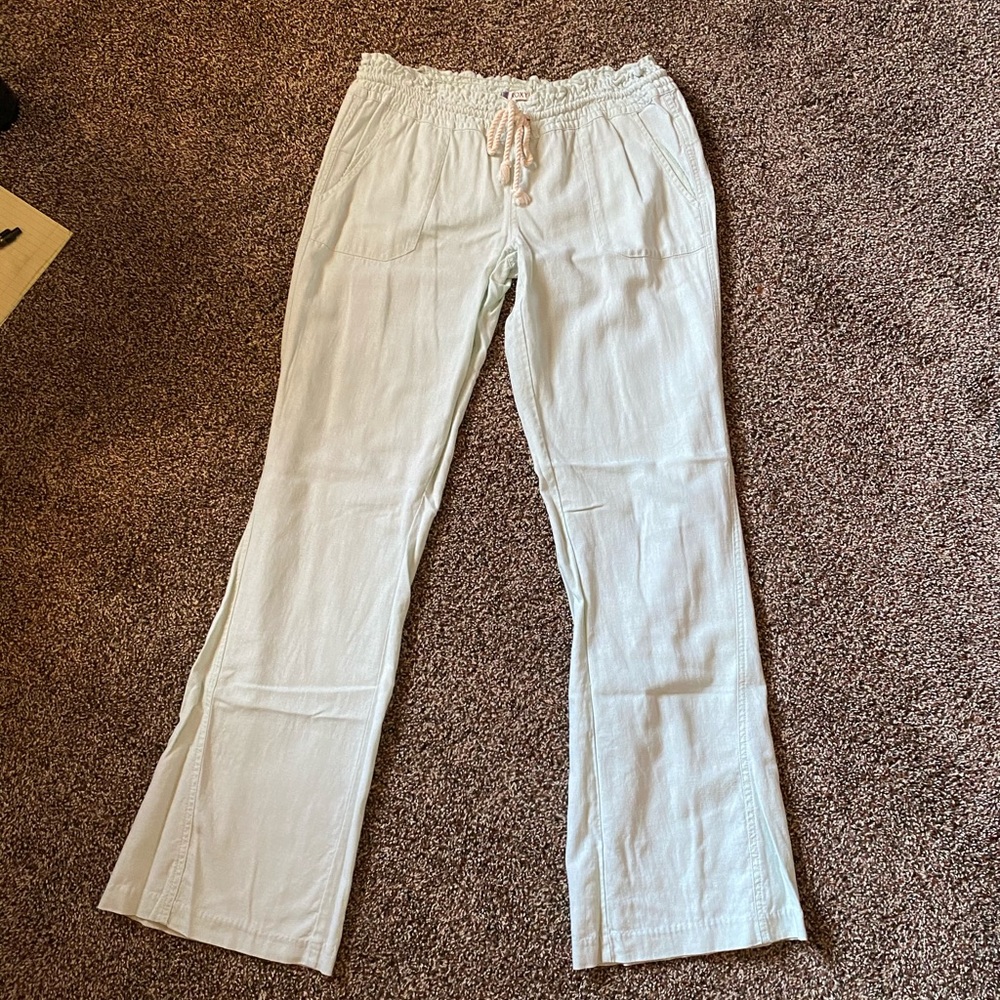 Light Mint Linen BeachPants